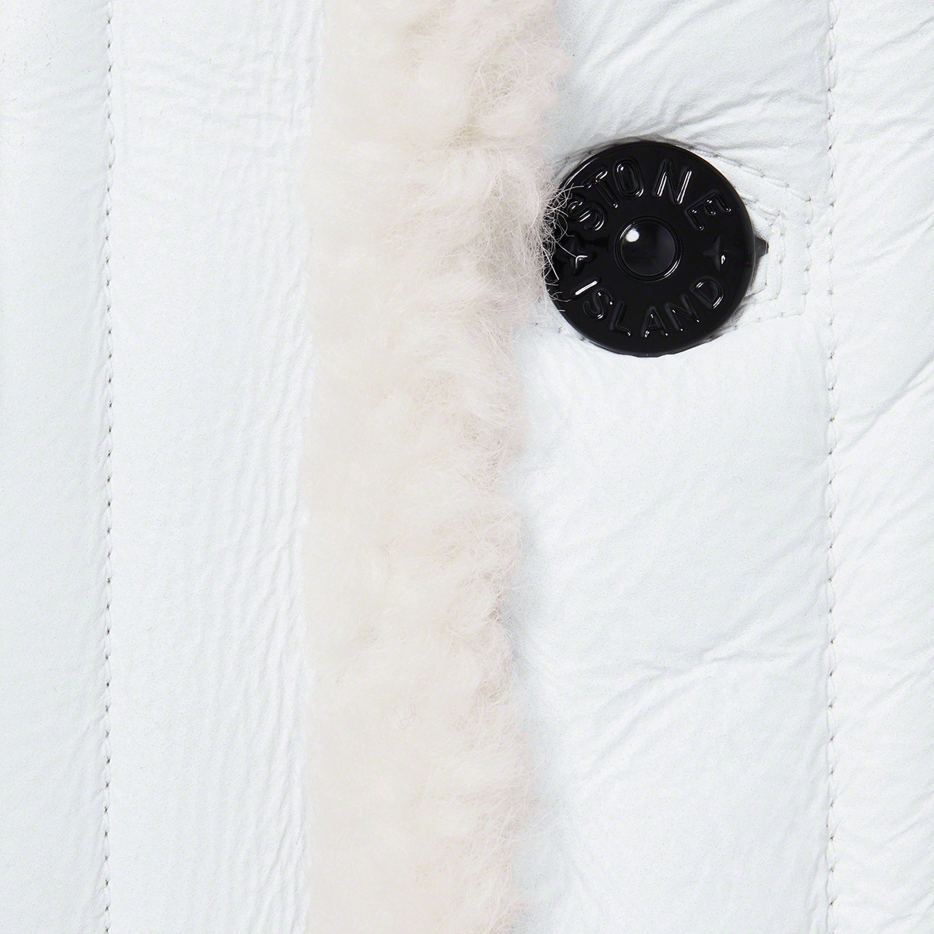 Supreme®/Stone Island® Hand-Painted Hooded Shearling Jacket view 9